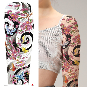 Five & Ten OEM Tiger Lion Animal brazo completo temporal impermeable <span class=keywords><strong>tatuaje</strong></span> pegatina mangas arte corporal de gran tamaño para mujeres y hombres - Product Image 3