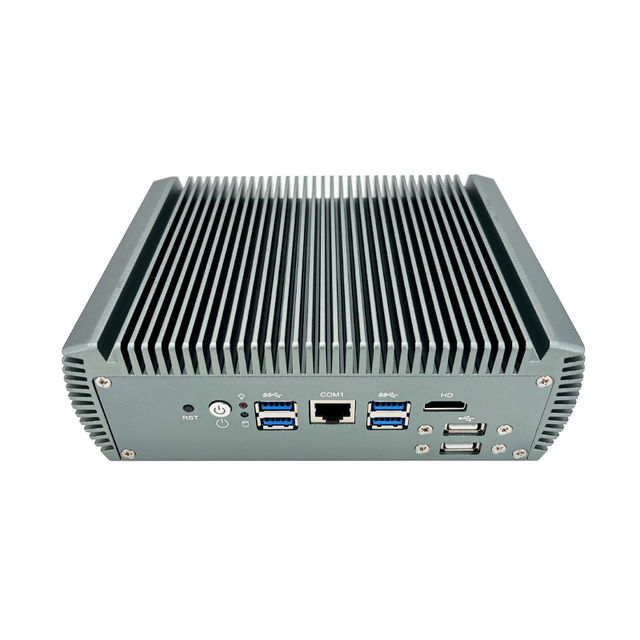 High-Performance Mini Fanless Industrial Firewall Router with 6 LAN Ports Intel I5-8250U Processor Embedded Computer in Stock