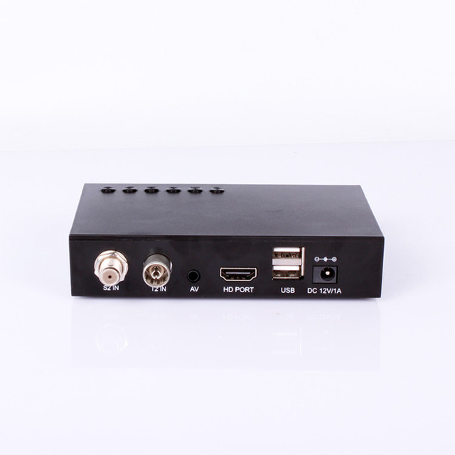 New Arrival Hello Box 6 Combo H.265 HEVC 1080P Full HD Satellite TV Receiver MultiStream/T2MI TV BOX Decoder DVB S2 Tuner