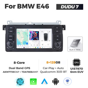 Écran Android 7 pouces Mekede DUDUAUTO avec Carplay, Wifi, 4G, GPS, Bluetooth, compatible Dudu7 2K, ADAS, DVR pour <span class=keywords><strong>BMW</strong></span> M3 <span class=keywords><strong>E46</strong></span> 1999-2005 - Product Image 3