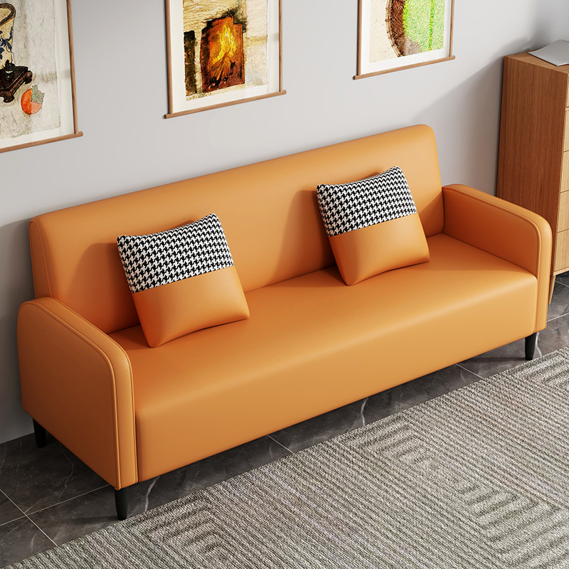 เบาะรองนั่งหนังยางพารารูปอุ้งเท้าแมวสีส้ม