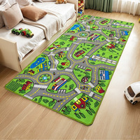 Tapis de route de voiture éducatif personnalisé pour enfants multicolore tapis de jeu pour enfants tapis parfait pour salle de jeux chambre à coucher