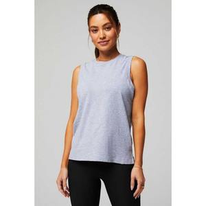 Débardeur dos nageur en nylon/coton non tissé pour femme, col uni, coupe courte et régulière, décontracté, demi-manches, respirant, séchage rapide - Product Image 3
