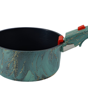 Juego de Utensilios de Cocina Profesional de 6 Piezas Antiadherentes de Acero al Carbono con <span class=keywords><strong>Mango</strong></span> Desmontable Color Verde Malaquita, Apto <span class=keywords><strong>para</strong></span> Inducción, con Logotipo Personalizado - Product Image 5