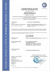 Válvula de alta presión con solenoide para CO2, N2, IG541 - Product Image 6