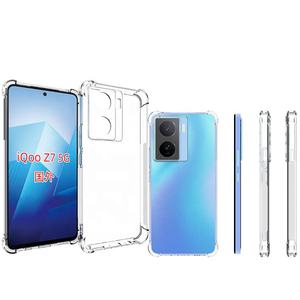 Pour Vivo <span class=keywords><strong>IQOO</strong></span> Z8x Z8 Z7 Neo 3 5G Coque en TPU silicone transparente intégrale antichoc - Product Image 3