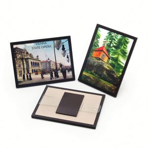 Custom Display Poster 2D Acrylic Tin Magnet Frame for Magnetic <b>Fridge</b> Photo Diy - Product Image 1