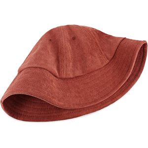 Corduroy Bucket <b>Hat</b> 100% Cotton Unisex Outdoor Spring <b>Summer</b> Sun Protection Headwear - Product Image 3