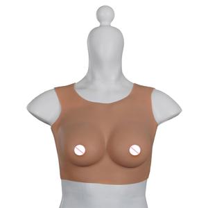 OEM/ODM Custom 2Y-B Cup Realistic Silicone Breast Forms Breastplate for Crossdressers Transgender Drag Queen Cosplay Roleplay - Product Image 1