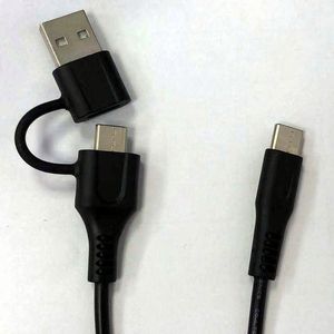USB a Male to 2 Type-c Male Splitter Data Sync <b>Cable</b> USB 2.0 a Male to Double Usb Type c Y Splitter Power <b>Cable</b> - Product Image 2