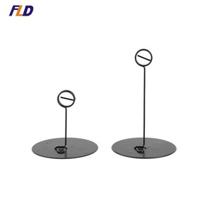 Giá để <span class=keywords><strong>menu</strong></span> bằng thép không gỉ cao cấp, dùng cho đám cưới, nhà hàng, làm giá để số bàn - Product Image 1