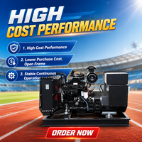 Groupe électrogène diesel professionnel de haute qualité Cumming-s 50 kVA 40 kW de type ouvert à vendre au meilleur prix