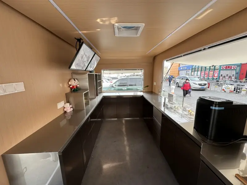 United States Popular Food Trailer with Food Carts Complete kitchen equipment