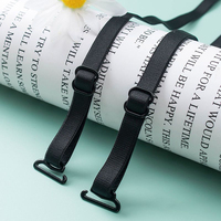 Accessoires intimes Bretelles de sous-vêtements Brillant Bande élastique Femmes Bretelles de soutien-gorge en peluche antidérapantes