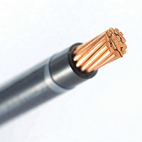 Cable Eléctrico de Cobre Puro Trenzado THHN THWN-2 con Aislamiento de PVC para Construcción, Voltaje Nominal de 600V, Tamaños AWG 2 3 4 6 8 10 12 14