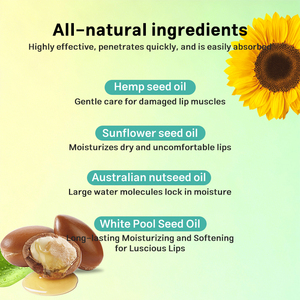 Aceite Labial Hidratante de Marca Privada OEM con Cabezal de Masaje, Brillo y Hidratación Multiusos para Todo el Día, Productos Cosméticos - Product Image 5