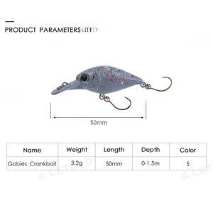 <span class=keywords><strong>Leurre</strong></span> de pêche WEIHE Crank Bait, leurres artificiels durs, 5 cm, 3,2 g, leurres à truites, crank bait, wobbler, leurres de pêche - Product Image 2