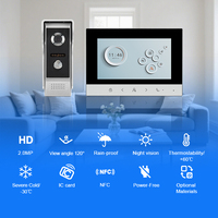 Vertical 8 "IP/TCP Sistema de intercomunicación inalámbrica Monitor interior Android Tuya Home Auto Control Tablet Múltiples apartamentos Puerta Teléfono
