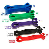 Hot Pull up banda de resistencia, logotipo personalizado de látex natural fitness banda elástica para ejercicio gimnasio en casa, venta al por mayor a granel bandas de yoga