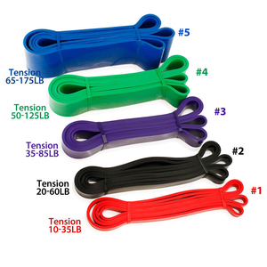 Bande de résistance à la traction à chaud, bande élastique de <span class=keywords><strong>fitness</strong></span> en latex naturel avec logo personnalisé pour la salle de sport à domicile, bandes de yoga en gros en vrac - Product Image 2