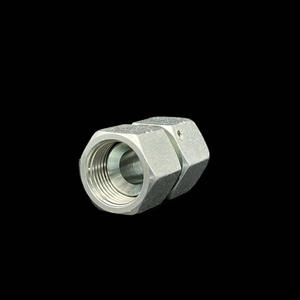 ข้อต่อไฮดรอลิกแบบทรานซิชั่น 3J ของอเมริกัน สแตนดาร์ด เกลียว JIC แบบเรียวใน 74 องศา พร้อมข้อต่อแบบดับเบิ้ลยูนิออน - Product Image 1