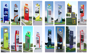 Affichage des prix de l'essence et du diesel avec LED, couleur et luminosité personnalisables, étanche IP65 pour une utilisation en extérieur - Product Image 6