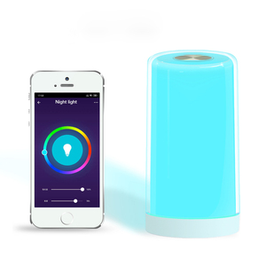 Lámpara de Mesa Inteligente Wifi RGB, Compatible con Alexa y Google Home, Regulable, Temporizador, Control por Aplicación Smart Life Tuya <span class=keywords><strong>Gosund</strong></span>, ABS Blanco, para Hoteles - Product Image 2