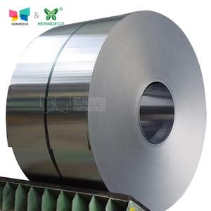 Yüksek hassasiyetli soğuk haddelenmiş paslanmaz çelik bobin 6K 8K ayna fırçalanmış gri çelik Anti parmak izi elektronik ürün konut için - Product Image 1