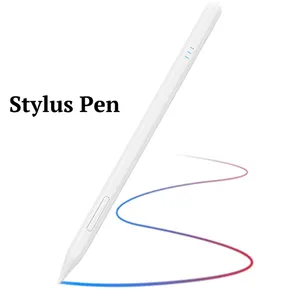 Pena Stylus layar sentuh kapasitif aktif baru 2022 untuk iPad pensil Nib lembut dengan lampiran magnetik untuk menulis dan menggambar