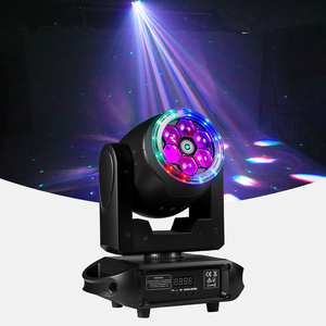 Lampu panggung LED RGBW, lentera panggung badan Abs Mode kontrol 90W <span class=keywords><strong>Laser</strong></span> hijau <span class=keywords><strong>150MW</strong></span>, mata lebah RGBW 6x15W