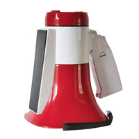 Mégaphone à charge solaire XC-180F Haut-parleur extérieur portable 20W alimenté par batterie avec alarme d'enregistrement Bullhorn portable en plastique