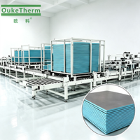 Ligne de production de panneaux sandwich en laine de roche et EPS, machine d'extrusion pour la fabrication de matériaux d'isolation