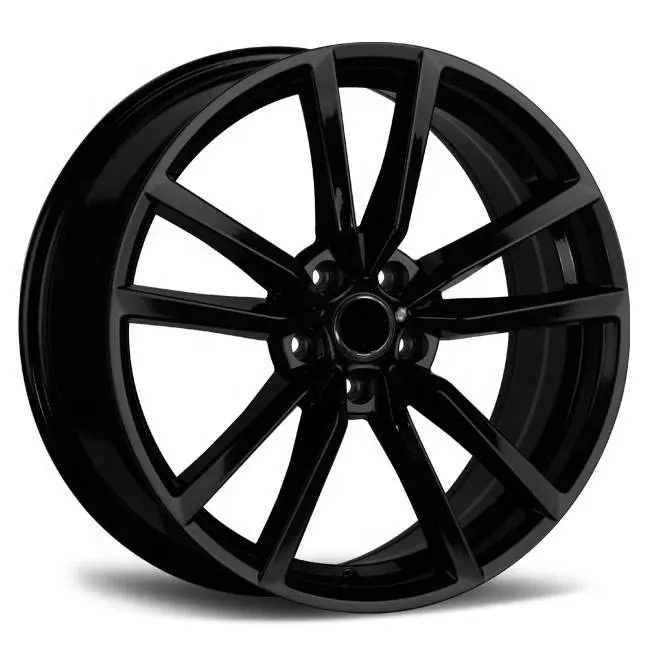 Wholesale price 17 18 19 inch 5 holes Black Silver 100/112 Muit-Spoke Alloy Rims Car wheels for VW Cars