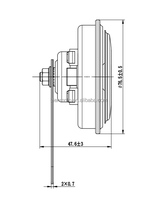 Hi-Q klaxon accesorios para motocicletas style fort 430hz 12V son grand klaxon fort pour bwm Kawasaki pièces de voiture de moto