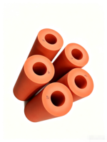 Rolo de Borracha de Silicone Antiaderente Resistente a Altas Temperaturas para Acessórios de Máquina de Laminação de Filme de Transferência Térmica e Hot Stamping