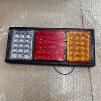 Ensemble de feux arrière LED 140-2, 12V/24V universel, étanche, pour camion, remorque, feux de freinage, clignotants, feux de recul