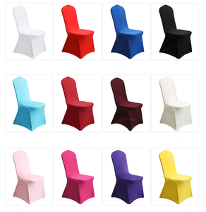 Housses de chaise de mariage rétro portables en polyester blanc, extensibles et élastiques, pour chaises pliantes, pour banquets, événements et fêtes - Product Image 4