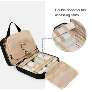 Light Flight-organizador de maquillaje para mujer, bolsa de viaje de gran capacidad, con gancho colgante - Product Image 3