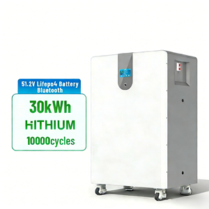 อินเวอร์เตอร์แบบแยกเฟส 51.2V 30kW 50kWh พร้อมตู้แบตเตอรี่ LiFePO4 แบบพกพาสำหรับบ้าน 600Ah - Product Image 1
