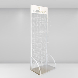 Retail Store Retail Mesh Metal <strong>Grid</strong> Panel Hanging Dry Battery <strong>Stand</strong> Products <strong>Display</strong> Rack - Product Image 2