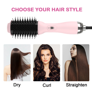 Multi-Temperature Setting Hair Styler for Frizz-Free Styling Tools Blow <strong>Dryer</strong> With Aluminum <strong>Sheet</strong> Oval Barrel Hot Air Brush - Product Image 5