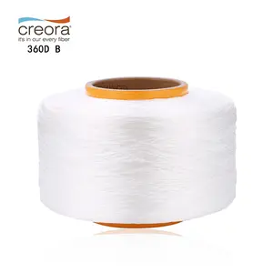 Livraison rapide <span class=keywords><strong>pas</strong></span> <span class=keywords><strong>cher</strong></span> prix HYOSUNG fil élastique d'usine Creora 360D goutte fil Spandex nu brillant de qualité AA - Product Image 1