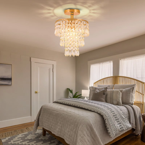 Home Decor E12 Base K9 Crystal <b>Remote</b> <b>Control</b> small corridor <b>ceiling</b> lamp for balcony - Product Image 4