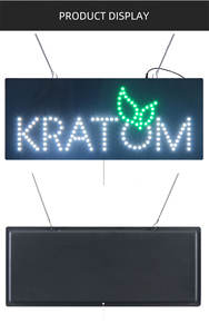 Enseigne publicitaire de pharmacie K-RA-<span class=keywords><strong>TOM</strong></span> de 11*27 pouces à haute luminosité, enseigne lumineuse LED intérieure à LED mobile pour pharmacie - Product Image 6
