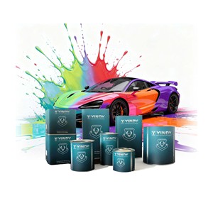 สีพ่นอะคริลิกเรซิ่นยี่ห้อ YINDY รุ่น B001 2K สำหรับงานซ่อมสีรถยนต์ พร้อมเม็ดสีและคุณสมบัติป้องกันการเหลือง สำหรับรถยนต์และงานเคลือบพลาสติก - Product Image 4