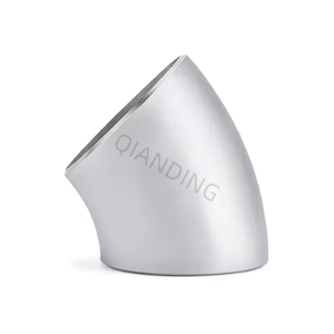 Gomito in Acciaio Inox 304 a 45 <span class=keywords><strong>Gradi</strong></span> con Saldatura di Testa, Alta Qualità, Vendita Diretta dalla Fabbrica - Product Image 2