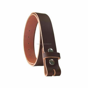 Venta al por mayor cuero de vaca cinturón de cuero de búfalo hecho a mano negro marrón grano completo cuero genuino diseñador cinturones de moda - Product Image 6