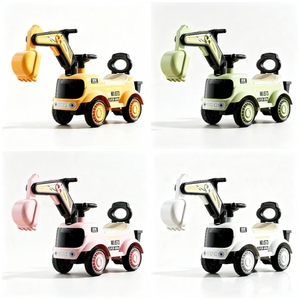 Excavadora Montable para Niños Pequeños, Coche Deslizante con Música, Luces y Brazo Excavador para Niños de 12 a 60 Meses - Product Image 2
