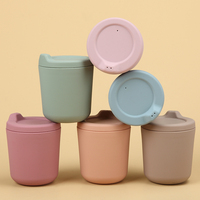 Copo para bebê 100% grau alimentício, copo não derramamento de silicone