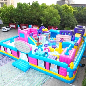 Bền thương mại <span class=keywords><strong>Inflatable</strong></span> <span class=keywords><strong>bouncy</strong></span> trượt Combo không thấm nước nhảy lâu đài nhà bị trả lại cho trẻ em - Product Image 3